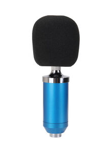 Generic Multifunctional Blue Suspension Microphone Kit Broadcasting Recording Condenser Microphone Set Intelligent Volume Adjustable Audio Mixer