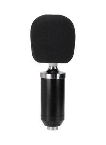 Generic Multifunctional Black Suspension Microphone Kit Broadcasting Recording Condenser Microphone Set Intelligent Volume Adjustable Audio Mixer