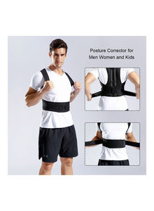 Generic Posture Corrector for Men Women and Kids Back Brace Adjustable Straps Shoulder Support Trainer