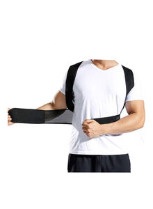 Generic Posture Corrector for Men Women and Kids Back Brace Adjustable Straps Shoulder Support Trainer