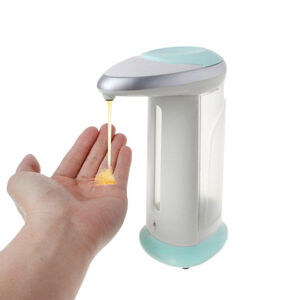 Generic Automatic Bottle Soap Dispenser With Intelligent Infrared Sensor White 400ml