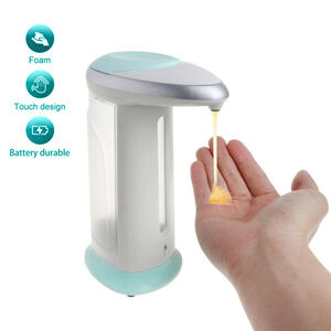 Generic Automatic Bottle Soap Dispenser With Intelligent Infrared Sensor White 400ml