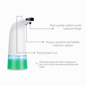 Generic Automatic Contactless Foam Soap Dispenser With Infrared Sensor White 500ml