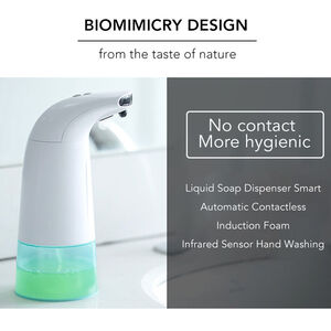 Generic Automatic Contactless Foam Soap Dispenser With Infrared Sensor White 500ml