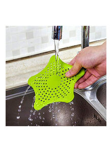Generic Five-Pointed Star Kitchen Shower Anti-Clogging Floor Drain Filter Sink Strainer White 20*10*20cm