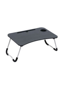 Generic Portable Standing Folding Laptop Table Black