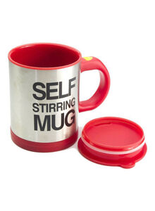 Generic Self Stirring Mug Red/Silver