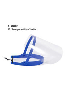 Generic 10Pcs Safety Face Shield Blue 31.50 X 3.50 X 22.00cm