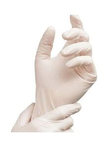 Generic High Quality Disposable Latex Hand Gloves White Smallcm