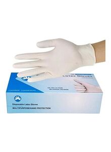 Generic High Quality Disposable Latex Hand Gloves White Smallcm