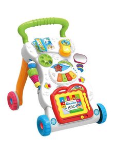 Cool Baby 4-In-1 Multifunctional Baby Musical Walker, Smooth-Rolling Wheels, Anti-Tipping, Easy-To-Operate Handle, 9-12 Months