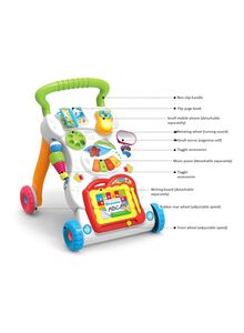 Cool Baby 4-In-1 Multifunctional Baby Musical Walker, Smooth-Rolling Wheels, Anti-Tipping, Easy-To-Operate Handle, 9-12 Months