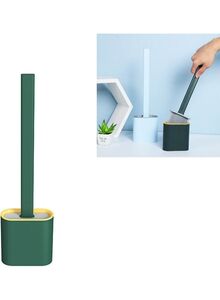 Generic Creative Household Crevice Soft Rubber Long Handle Toilet Brush Multicolour 38 x 6 x 12cm