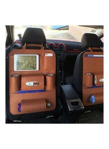 Generic 2-Piece Car Auto Seat Back Multi Pocket Organizer