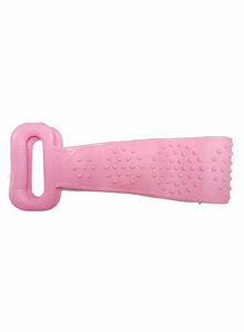 Generic Double Side Silicone Shower Body Brush Pink