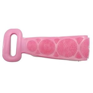 Generic Double Side Silicone Shower Body Brush Pink