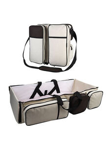 Generic 9-in-1 Multifunctional Travel Bed Cot Bassinet And Diaper Bag