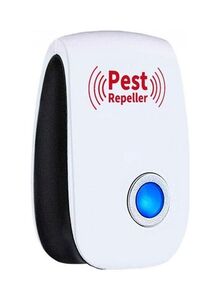 Generic Ultrasonic Pest Repeller White/Black