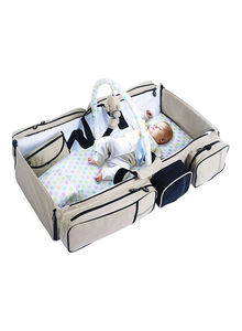 Generic 9-In-1 Multifunctional Travel Bed With Diaper Bag