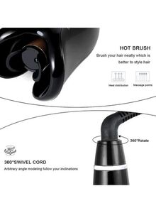 Generic Automatic Ceramic Rotating Hair Curler Black 30.5cm