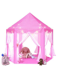 Beauenty Foldable Lightweight Compact Portable Unique Design Princess Castle Play House Tent 140x135cm