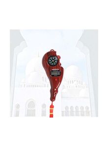 Intag Digital Tasbih Electronic Rosary tally counter with Compass Red