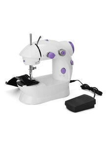 Generic Electric Small Tailoring Machine With Extension NC-H1727 White/Purple