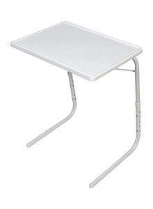 fashionhome Adjustable Foldable Laptop Desk White 52x40cm