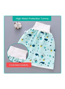 Generic 2-Piece Toddler Training Waterproof Diaper Skirt