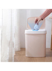 Generic Touch-free Smart Trash Can 16 l 0 W NA-H8698 White