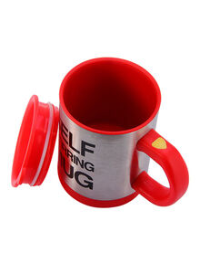 Generic Self Stirring Mug Red/Silver 4.52x5.62x3.46inch