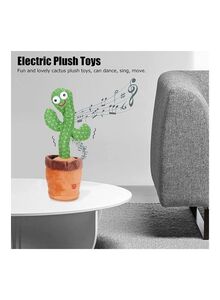 XiuWoo Electric Dancing Plant Cactus Plush Stuffed Toy with Music