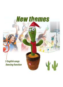 XiuWoo Dancing Plant Cactus Plush Stuffed Toy With Music