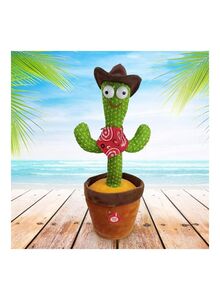 Generic Electric Dancing Cactus Plant Stuffed Toy With Music