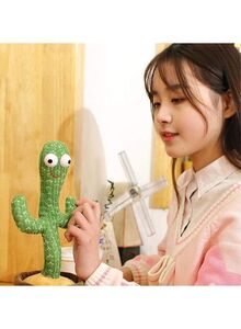 Generic Electric Dancing Cactus Plant Stuffed Toy With Music