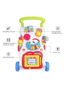 Generic Multifunctional Anti-Rollover Sit-To-Stand Baby Walker