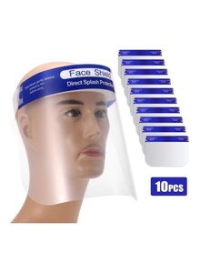 Generic 10-Piece Transparent Face Shield