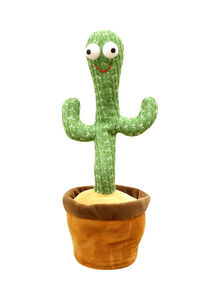 Generic Electronic Dancing And Singing Cactus Toy 10x15x32cm