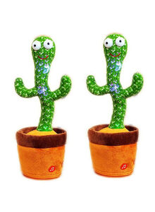 Marrkhor 2-Piece Electric Dancing Cactus Plant Toys