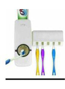 Generic Toothpaste Dispenser & Brush Holder Multicolour 14*10*7cm