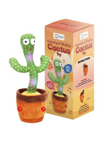 ESSEN Dancing Singing Talking Cactus Plush Puppet Toy 24x10.8x69.5cm