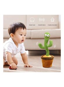 ESSEN Dancing Singing Talking Cactus Plush Puppet Toy 24x10.8x69.5cm