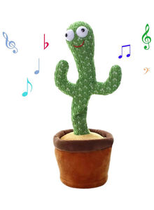 STEM Dancing Talking Toy Cactus Doll 8cm