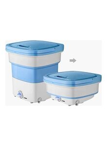AIWANTO Mini Portable Folding Washing Machine 1.8 kg 135 W WMWB001 White/Blue