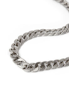 Generic Silver Plated Mariner Link Necklace