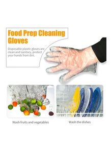 Generic Pack Of 50 Disposable Plastic Gloves Clear