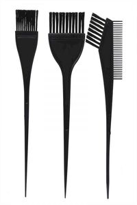 Generic 4-Piece Hair Dye Brush Kit Black 80g
