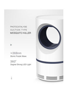 Generic USB Electric Photocatalytic Mosquito Killer 5W 5 W H24287 White