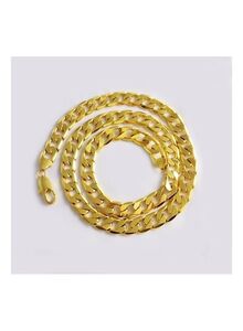 Generic 24K Gold Plated  Single Buckle Chain Necklace
