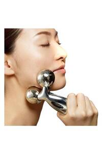 Generic Y Roller Face Massager Silver